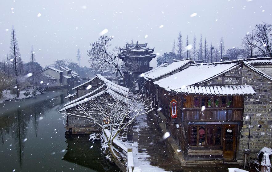 南方十大古鎮雪景引江山競折腰